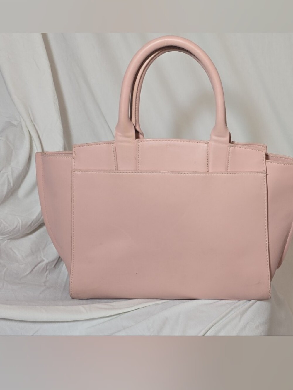 Baccini Blush Pink Bomber Jacket 2x  Ensemble With Beautiful Blush Pink Handbag - Picture 8 of 14